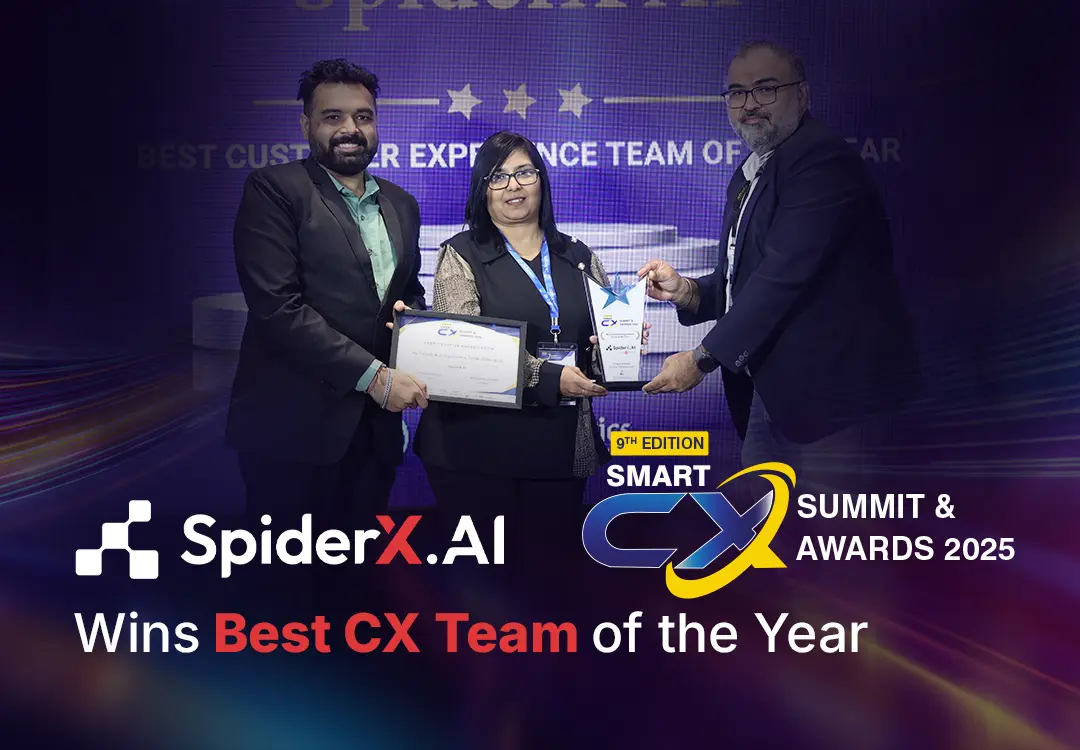 Web Spiders team proudly receives an award recognizing excellence in digital innovation and AI-driven solutions